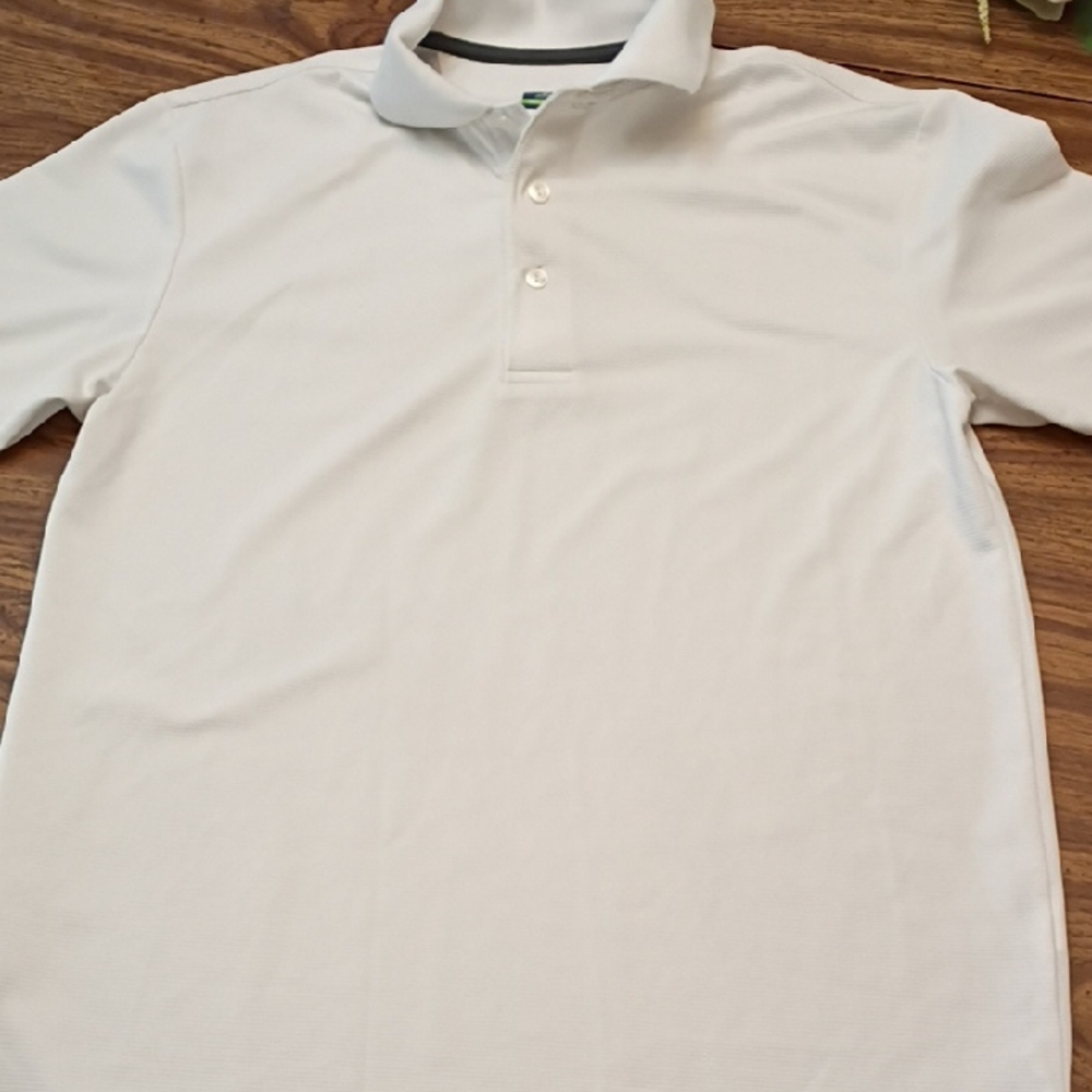 Men's Ben Hogan Performance White Polo Shirt Size Small